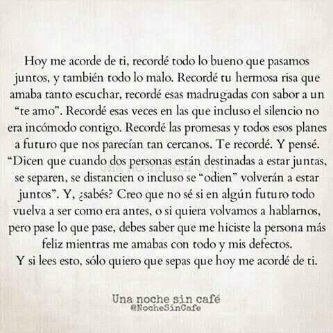 Si algún día lo lees...