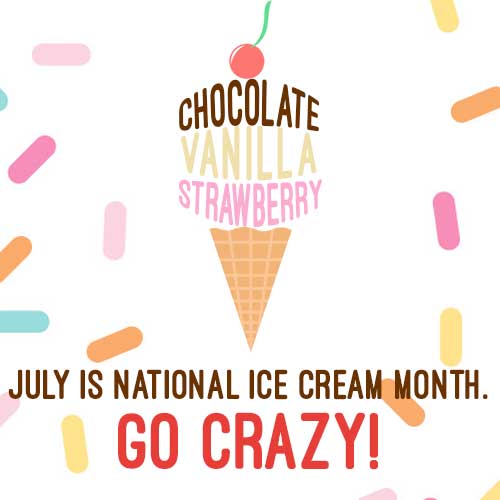 SandBarBrielle's tweet photo. Don't let July slip away without eating all the ice cream in sight! Ice scream, you scream, BRING ON THE ICE CREAM! https://t.co/n8DnkpB1Yb