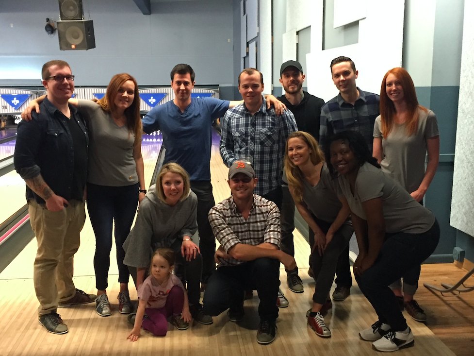 ThompsonSeattle's tweet photo. #nikichat A3: Always love a team trip to the bowling lanes! https://t.co/IjnQEQwKGT