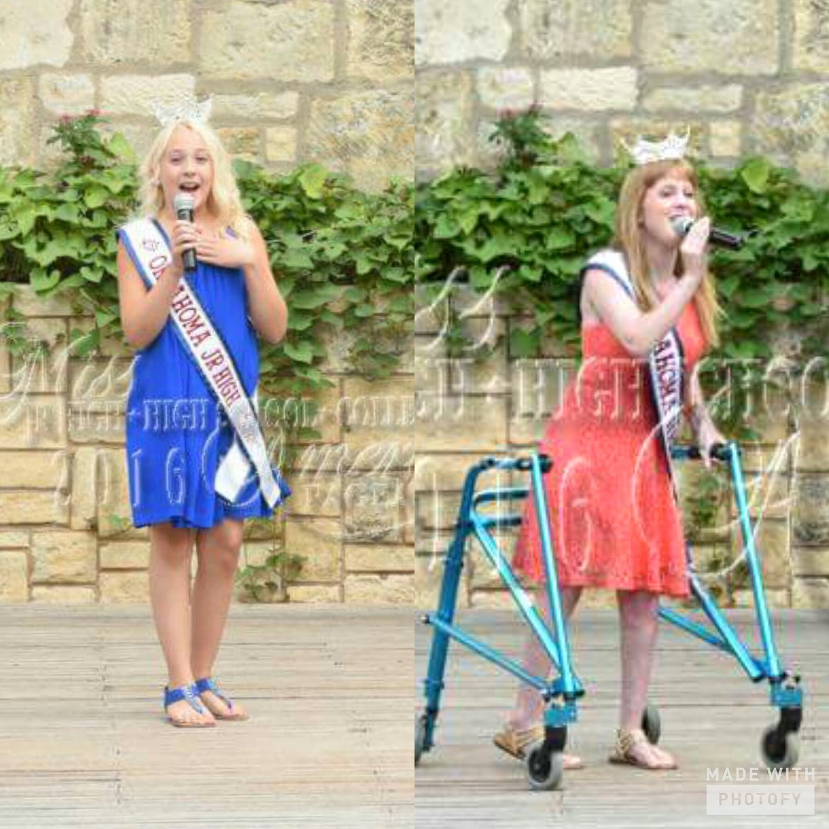 crowningrosepro's tweet photo. #TeamRose #TeamOklahoma at the @MHSA_Pageants #MHSAnationals2016 arrival ceremony! https://t.co/rjG8wALWZy