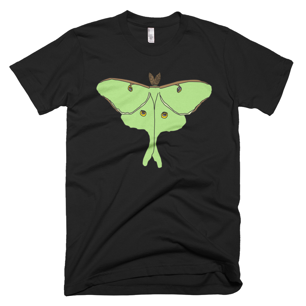 LudicAtBest's tweet photo. A big Luna Moth Tee. https://t.co/6r5FXcZjeo #luna #moth #insect #shirt #tshirt #bug #illustration #art #green https://t.co/2bIUcJPAlT