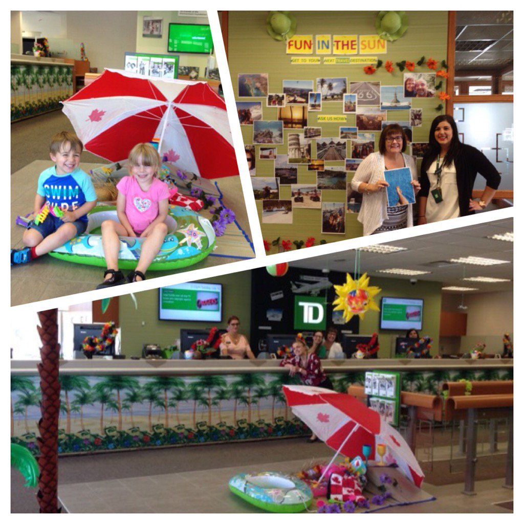 Jennic787's tweet photo. Fun in the sun at #TDBinbrook! #escarpmentrocks #beachbums @CobyHawkins_TD @deliome https://t.co/SYdxWOlGW7