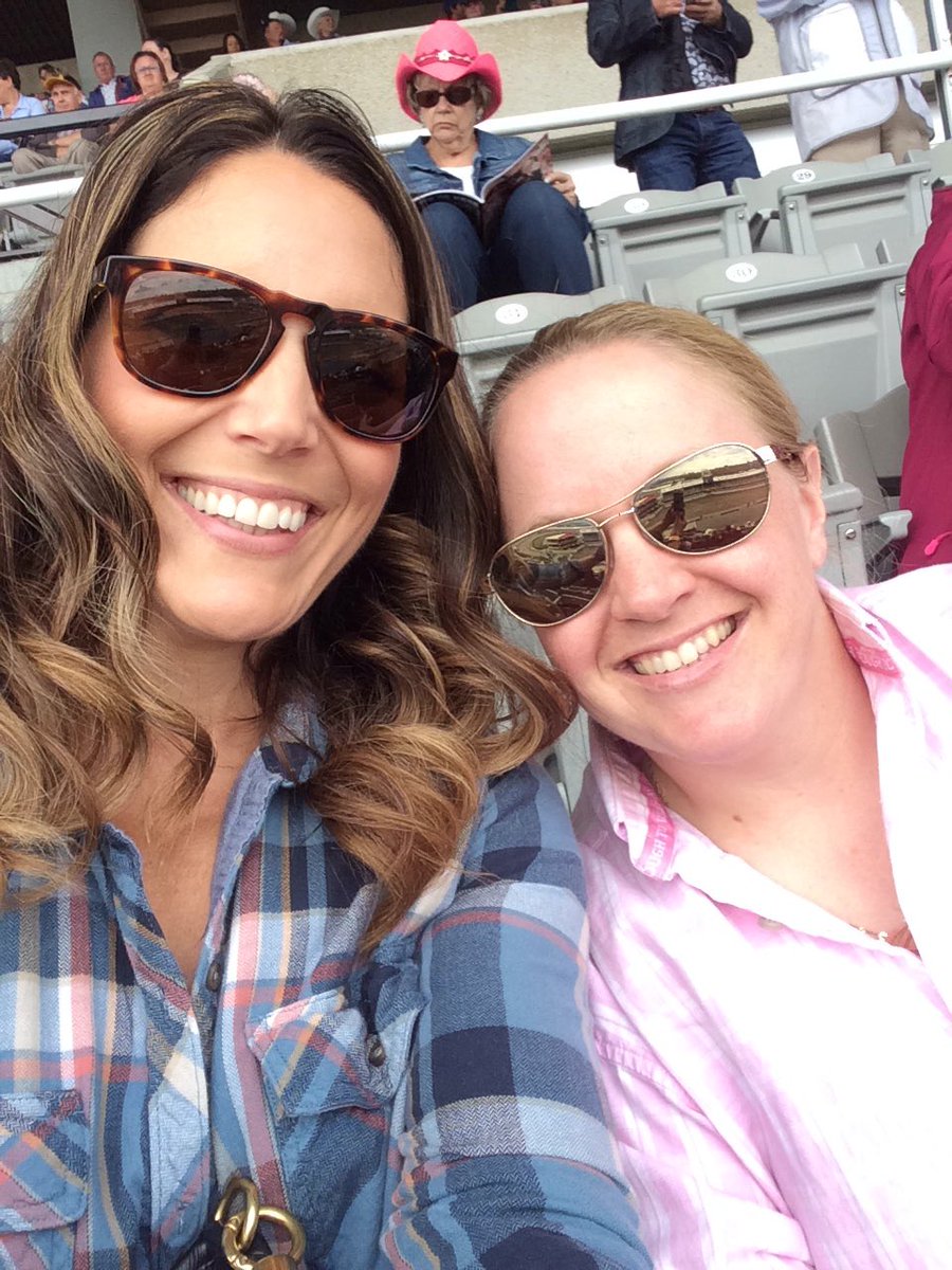 TmcdonaldTanya's tweet photo. Stampede Rodeo with the #pin2016 conference delegates @JasonDewling @DebThompson111 @tr_trix @HJTThompson https://t.co/UIWUlZXNzk