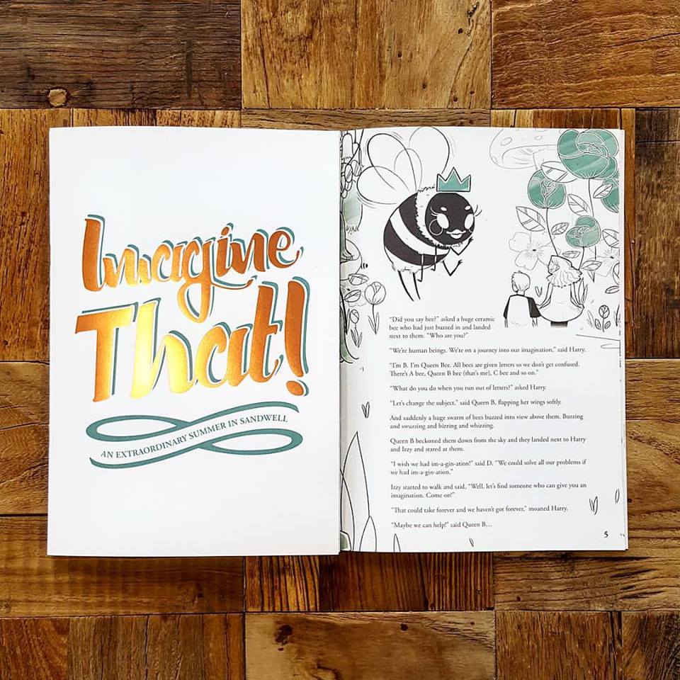 CreativeBCuk's tweet photo. WOOP! Our gorgeously illustrated #ImageThat story book is here... pick up your copy at our events over the summer. https://t.co/fJuuBxJ3B9