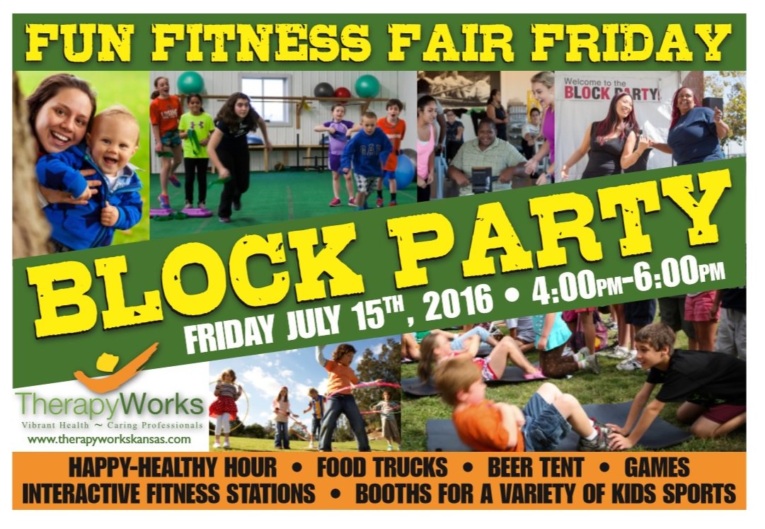 TherapyWorksKS's tweet photo. Friday 4pm Block Party #lawrenceks https://t.co/H6OHnVeoCL