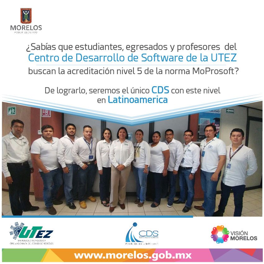 utezoficial's tweet image. Hoy fue el primer día de evaluación del Centro Desarrollo Software para obtener el nivel 5 de norma #Moprosoft