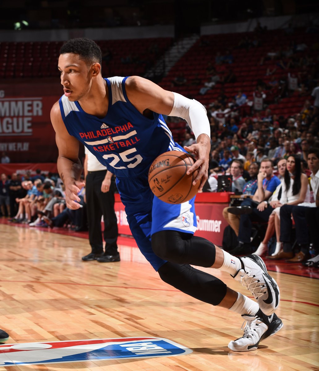 NBA's tweet photo. NETS/SIXERS @NBASummerLeague action will tip off at 6:30pm/et on @ESPNU &amp; @ESPN3 #NBASummer https://t.co/NdgdcAHpEV