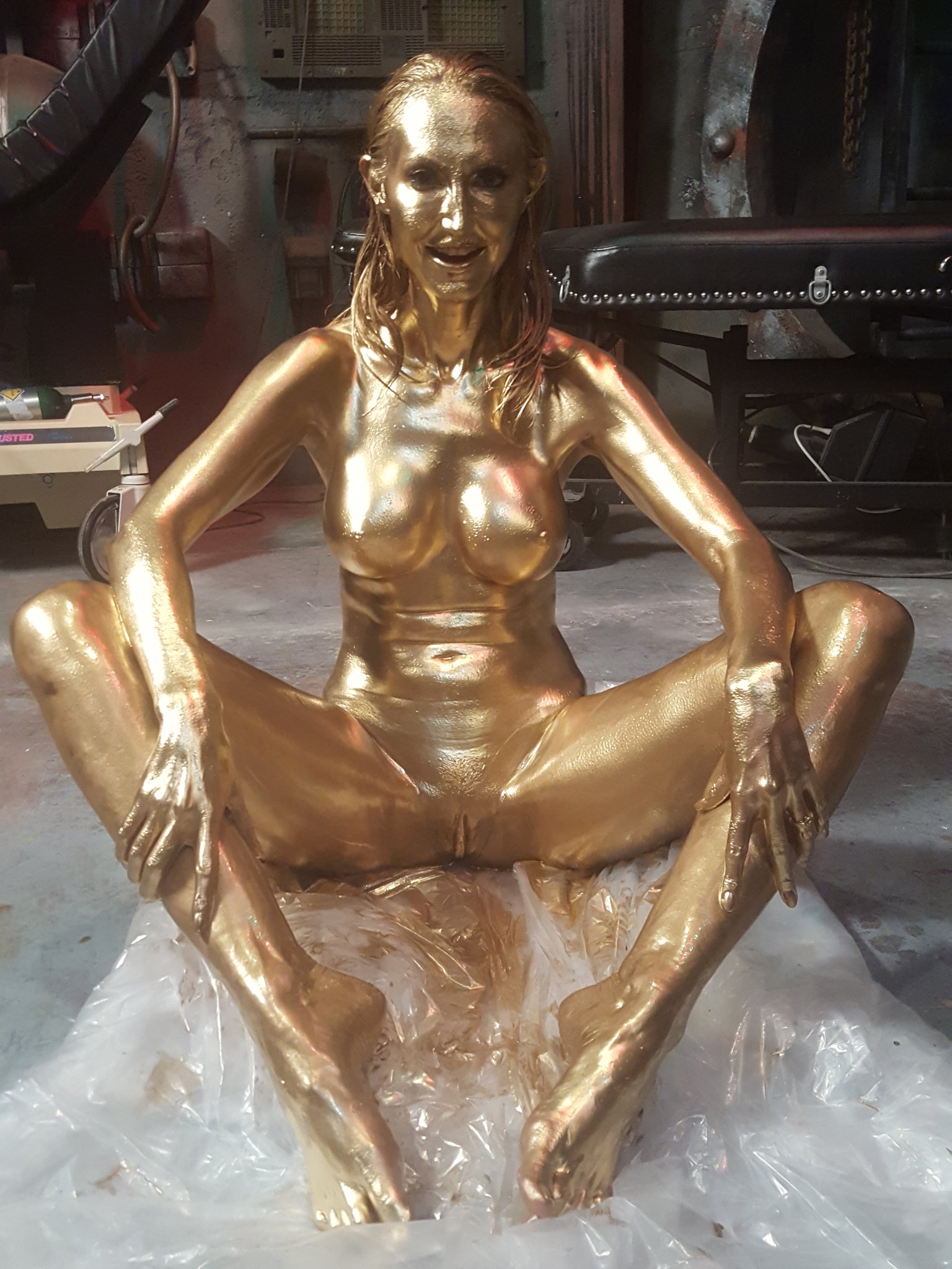 Silver paint porn gallery Authoritative message Silver paint porn gallery are not