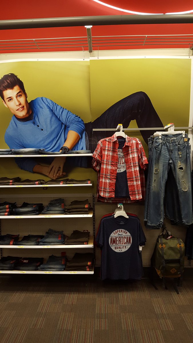 MorganO1970's tweet photo. Getting mens ready for the denim event! 
#G499dDenimchallenge @AlishaLTGT @YamaFaith @OnikaTGT @SebbyTGT https://t.co/lZiLzBBsfx
