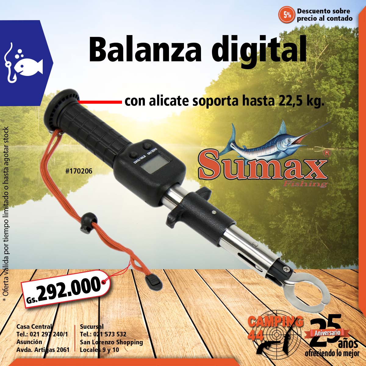 camping44's tweet photo. Herramientas para el pescador 2 en un alicate y balanza digital #pesca #sumax https://t.co/uRikegrcnM