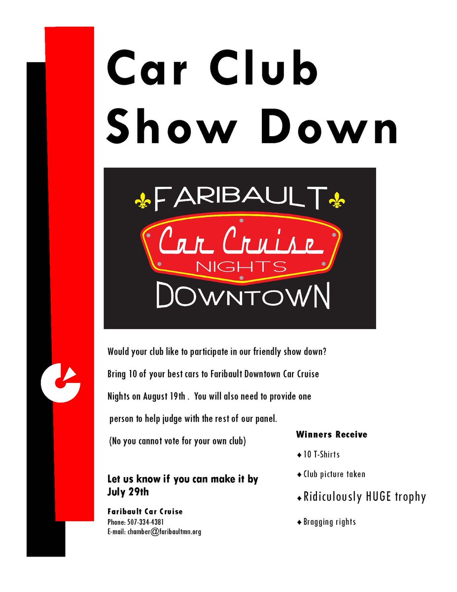 tcrodandcustom's tweet photo. Tomorrow's Faribault DriveIn will unveil the trophy for their August Car Club Show down! https://t.co/2QsjdhYWX6 https://t.co/xQzeTfs1p3