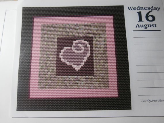 Girlstar68106K's tweet photo. Unframed, Handmade, Calendar Hearts Cross Stitch- Choose Your Heart! Valentin... #craftshout https://t.co/LEiaZhkjq0 https://t.co/F49gLVk3h2
