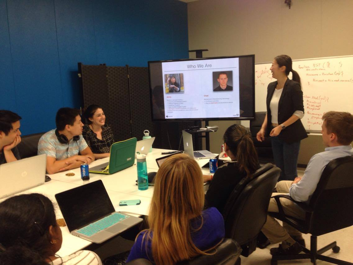 CarpStreet's tweet photo. #MockInterview seminar @Codingdojo, u know the students r super engaged when they took pix of the slides w/ phones:D https://t.co/G8T28NoRuz