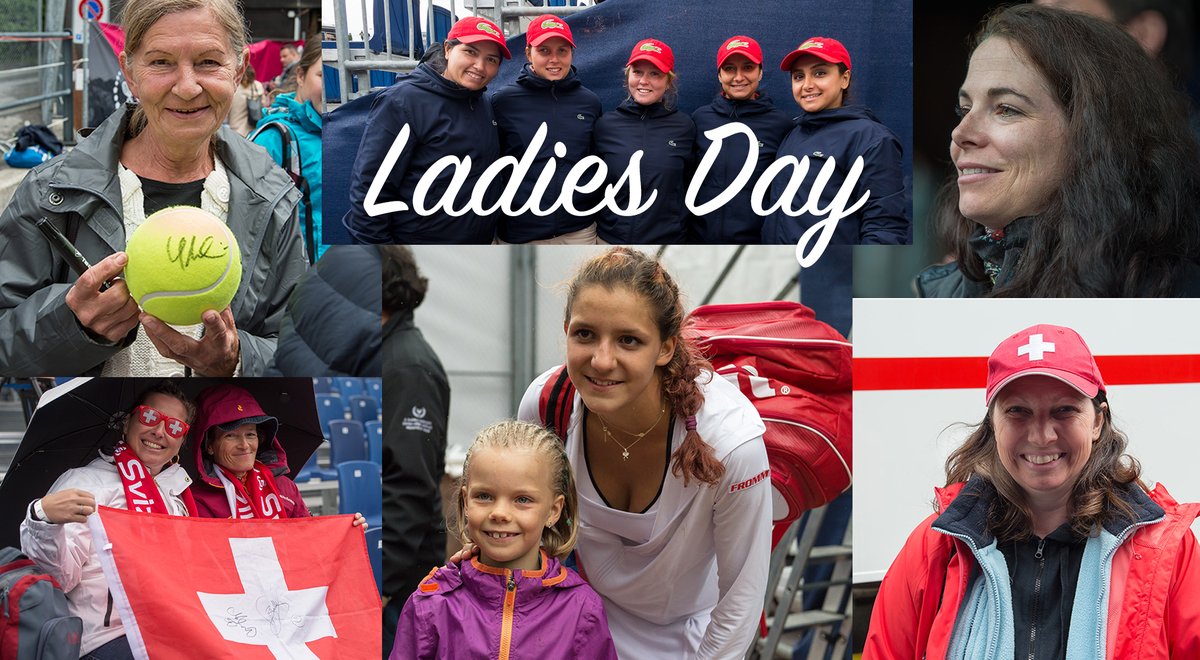 WTA_Lausanne's tweet photo. Today was "Ladies Day" here's a collage of the highlights #WTAGstaad #thegirlsarebackinthealps #supporttheswiss https://t.co/JJqxQISYvY