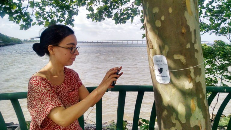 Americans4Arts's tweet image. She&apos;s not the Lorax, but Anne Percoco wants her city to tweet for the trees. #TreeSpeech bit.ly/29xZlDv