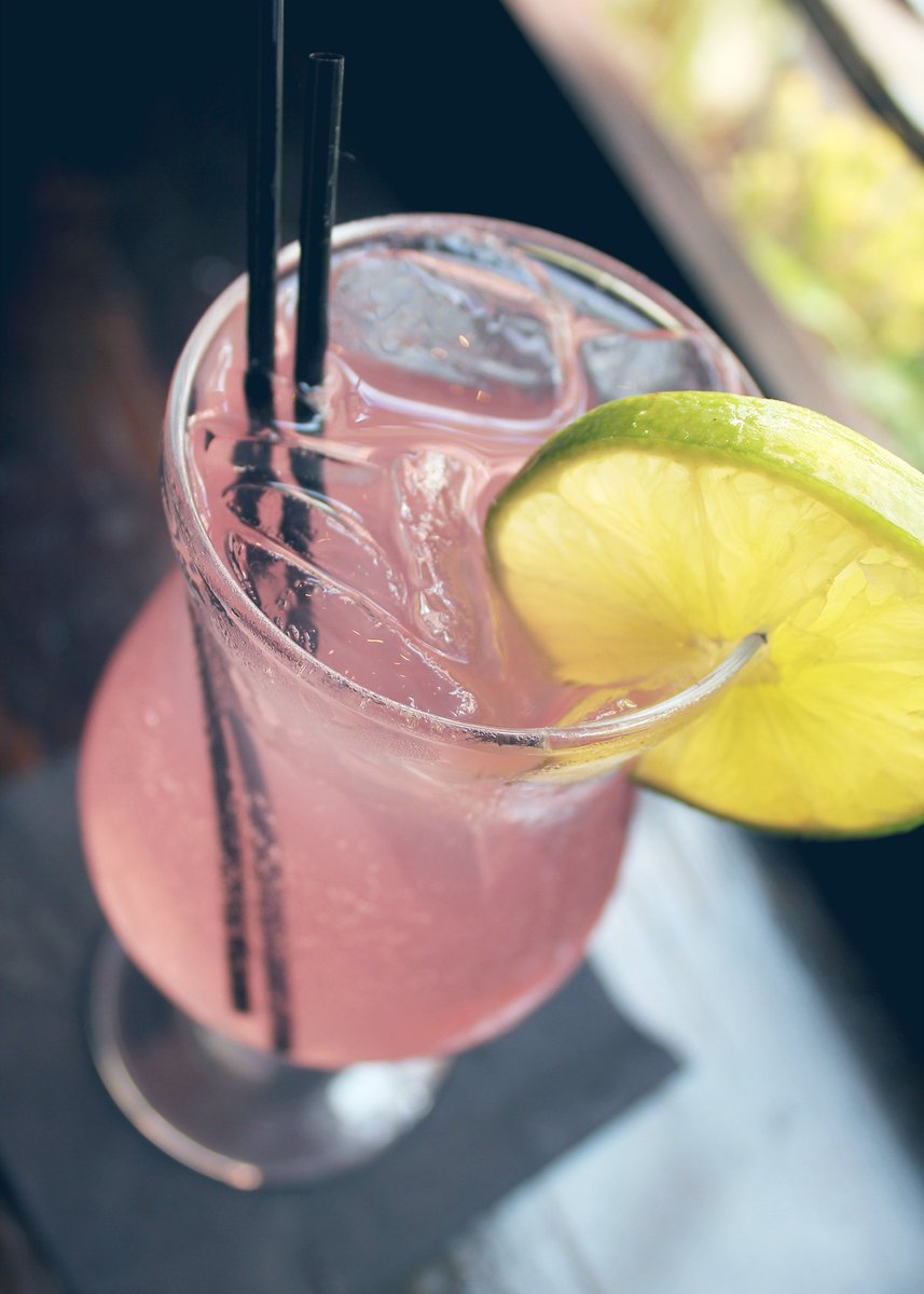 Hide from the sun with a Belgian Mule! White rum, ginger beer, strawberry lambic, and lime #summerproblems