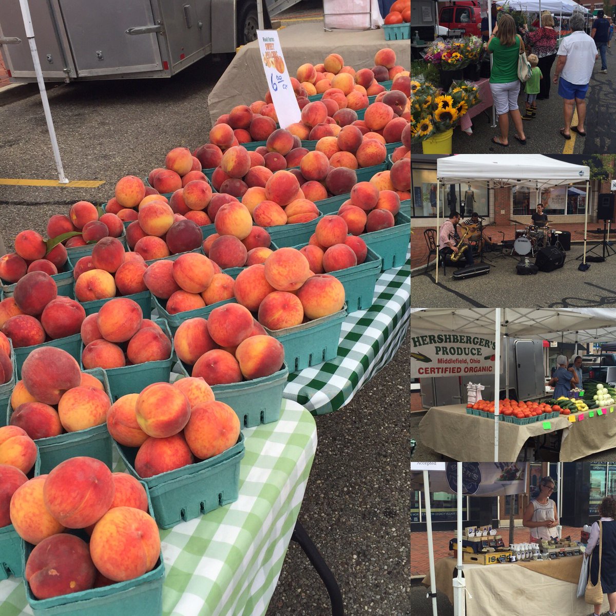LegacyVillageOH's tweet photo. Our @NUFarmersMarket is officially open! We are here until 7pm with live music! https://t.co/wYYzaTuTfc
