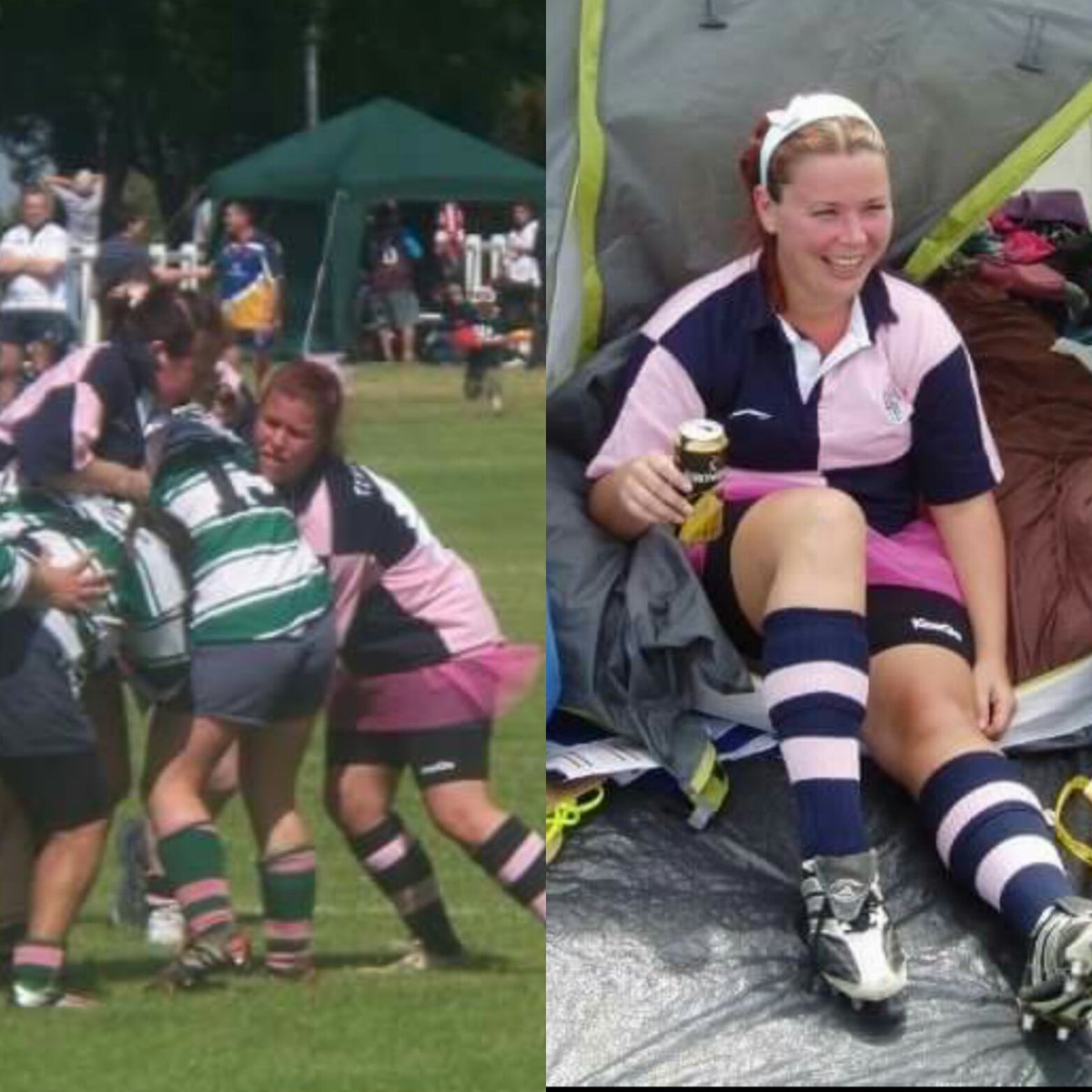 RugbyWomen_'s tweet photo. @annettettenna just as difficult playing in a pink tutu and silly hairband!!! #classy #fb7s #rugbyunited https://t.co/1o8E3nUUQP