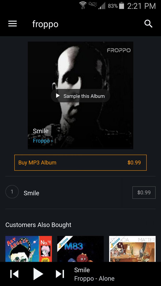 froppomusic's tweet photo. Does this mean we're official?!!! #sythpop #dreampop #chillwave #froppo #smile #alone https://t.co/WQrLZ0kZcY