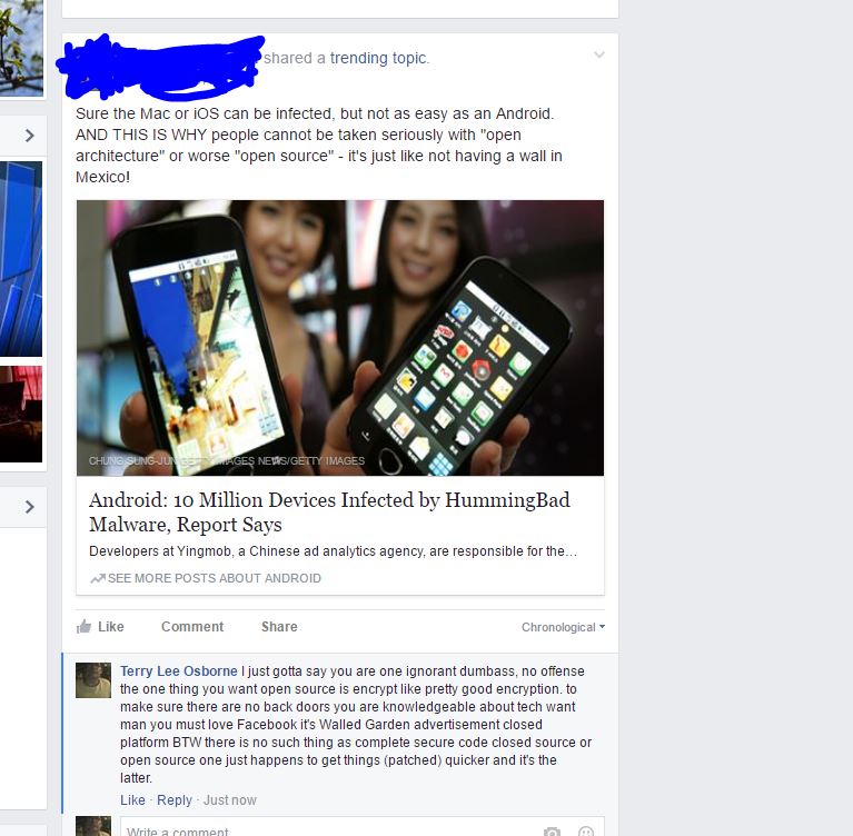 TerryLOsborne's tweet image. Closed vs Open #Linux #opensource #closesource #Apple #closedplatform  #Facebook #encryption #Android #iOS #Linus