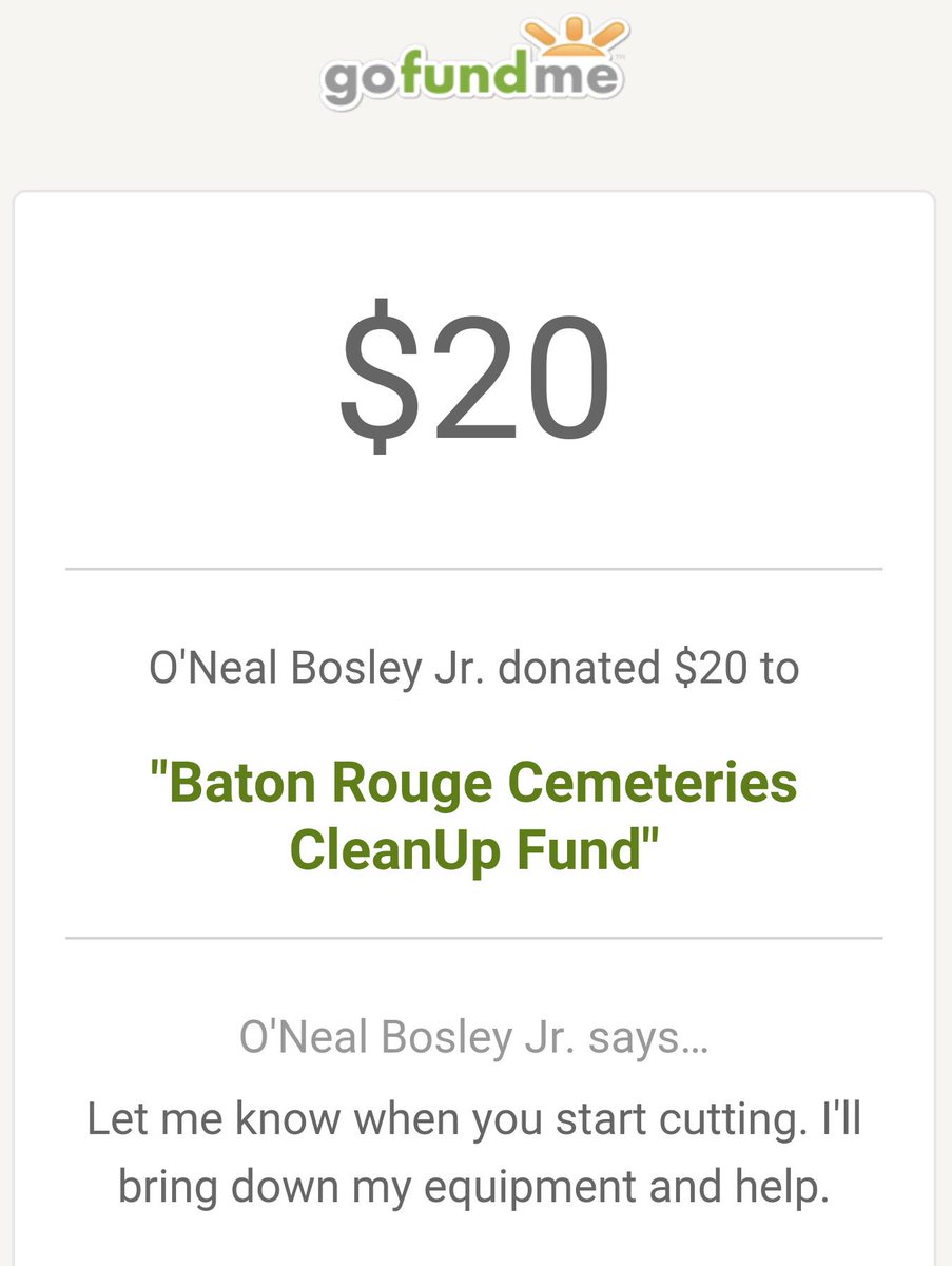 RAXWorldWide's tweet photo. #GoFundMe https://t.co/f2znjpn5XY #RAXWorldWide #EdenOasis #CleanupFund #CemeteryCleanUp #BatonRouge #Retweet https://t.co/nQWZ5dXLVP