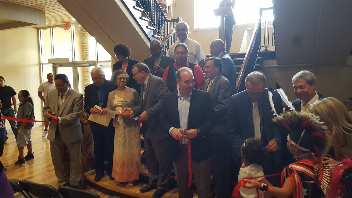 NCUIH_Official's tweet photo. The Gerald L. Ignace Indian Health Center Grand Opening in Milwaukee, WI! #GLIIHC - Ribbon Cutting https://t.co/HqsgRv5DNf