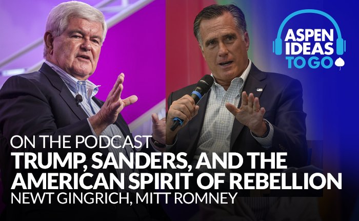 Former Republican presidential candidates <a href="/newtgingrich/">Newt Gingrich</a> &amp; <a href="/MittRomney/">Mitt Romney</a> in the podcast: bit.ly/29BGKSK