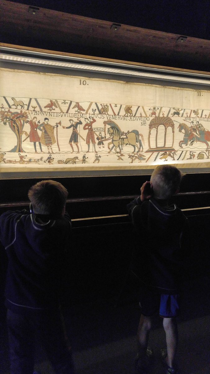 annradefeld's tweet image. No better way to learn about the Norman invasion of England than by seeing the #bayeuxtapestry  #learnbyexperience