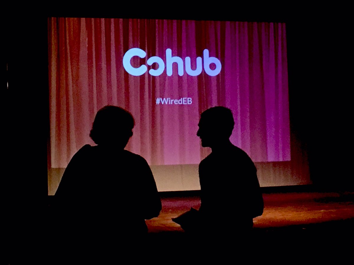alexatbamb's tweet photo. @the_other_matt having a chat before his inspirational talk at #WiredEB Well done Matt & Lauren https://t.co/thOx1WP4oY