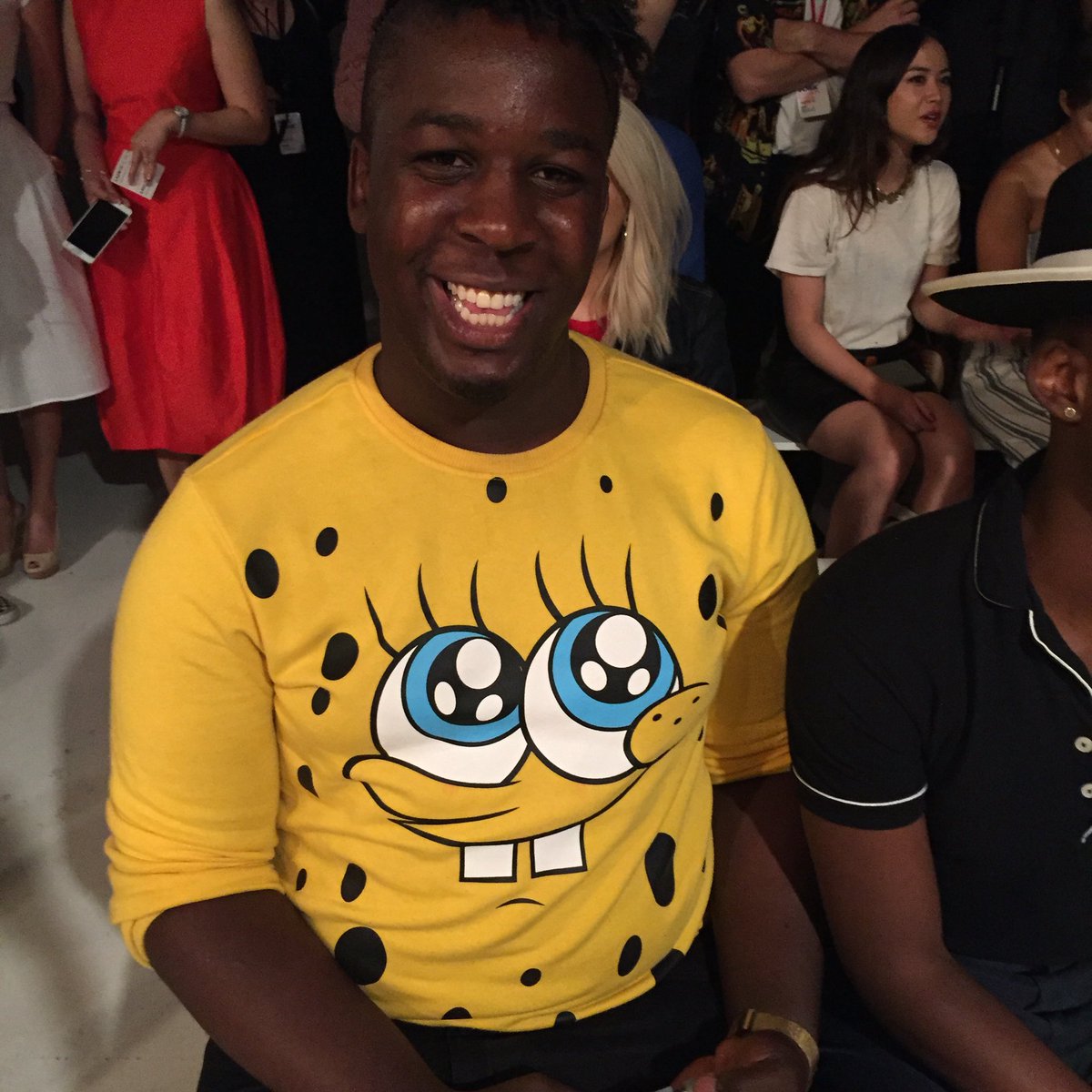 UrbanDaddy's tweet image. And we're live from Bikini Bottom / #GeneralIdea front row. #NYFWM #NYC