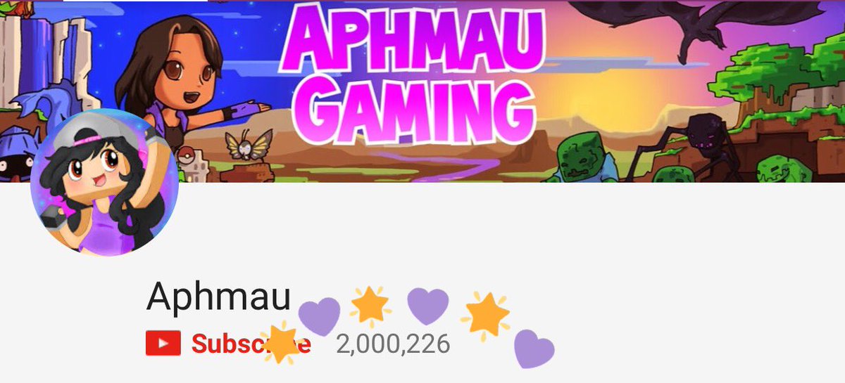 _Aphmau_'s tweet image. Thank you ALL SO MUCH for 2MIL subs! It's been wonderful to be with you all and see our community grow, thank you!💜