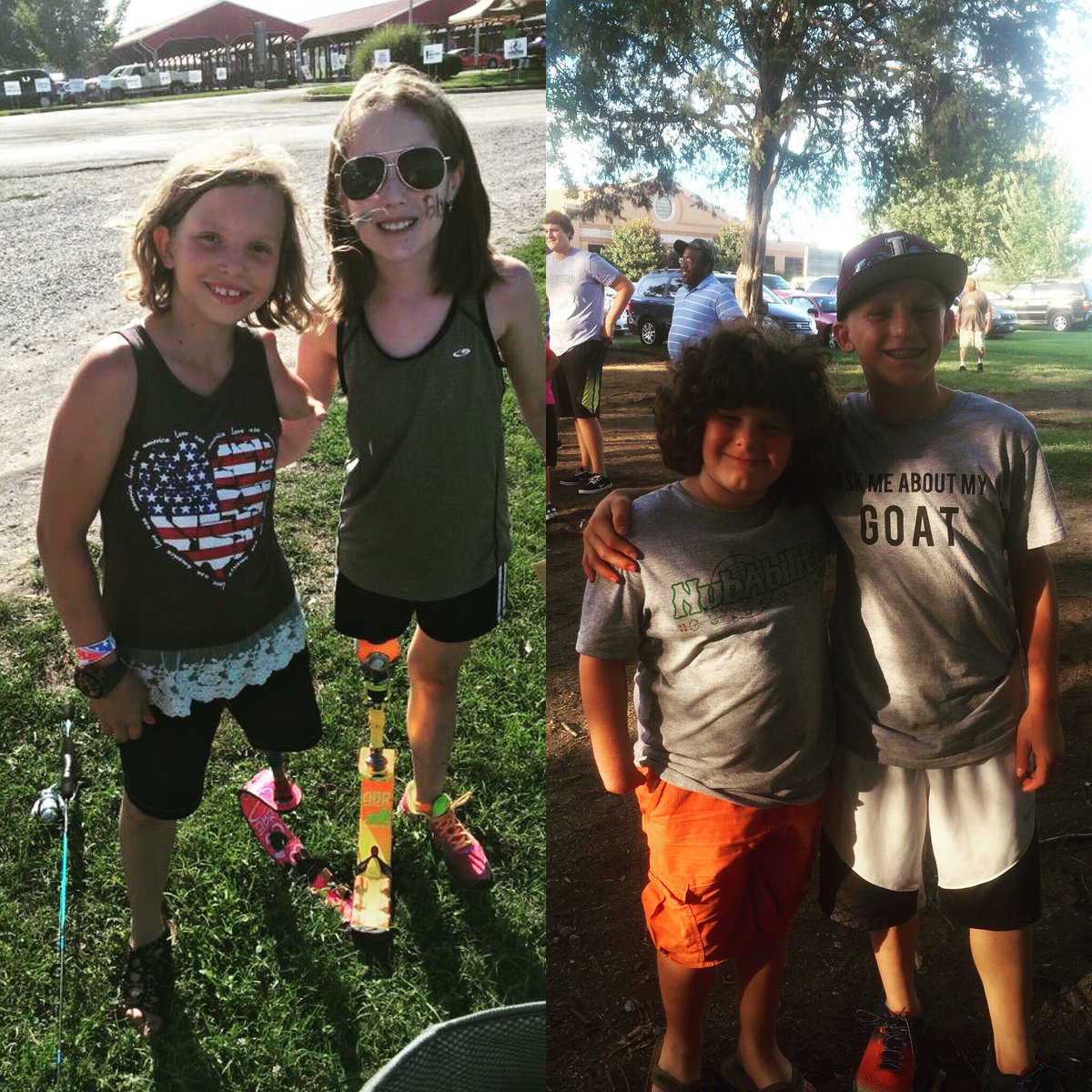 StephDeckerFNDN's tweet photo. ❤️ seeing these kiddos! 1st day at camp &amp; look who we found! Even Grover is back &amp; @DominicDecker12 is so excited! https://t.co/mYdqM1DOhf