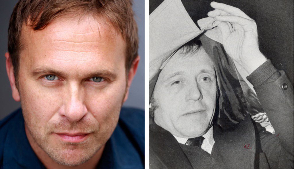 BazBam's tweet image. BIG:@j_merrells portrays #JohnBINDON known 4 beer mug party trick &amp;amp; Margaret in #APrincessUndone @camartstheatre Oct