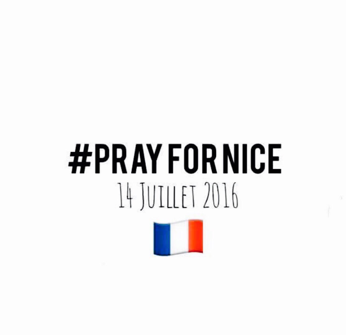 En pensée avec #Nice endeuillée par un fou ce soir