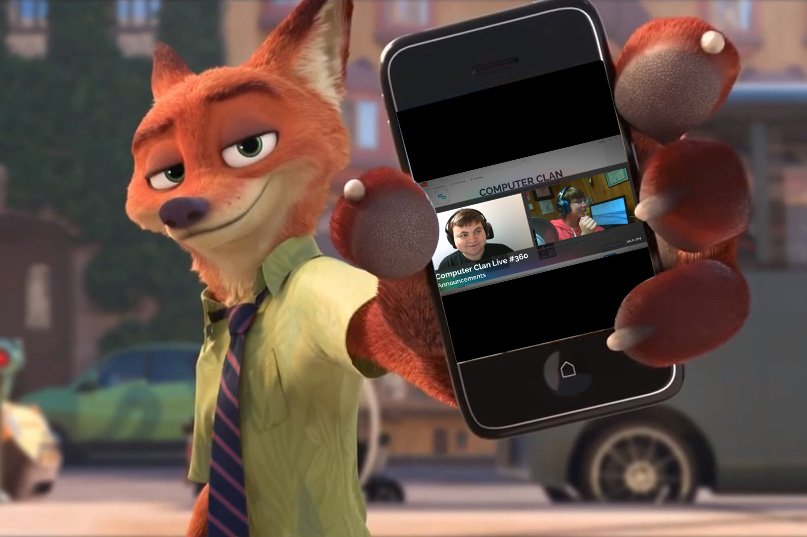 thecomputerclan's tweet photo. Nick watches #ComputerClan Live, and you should too. 7/15 at 8 PM CST. https://t.co/hFjVa1QWmK #Zootopia https://t.co/onLXX6Olpn