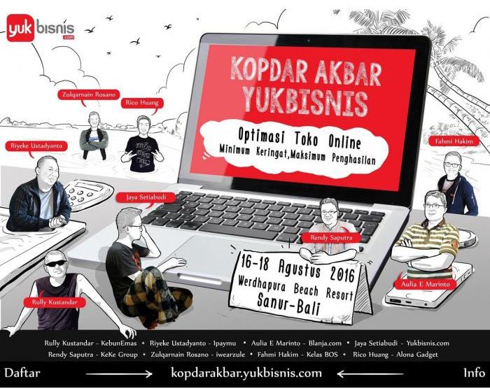 bantusebarin's tweet photo. Bali Kopdar Akbar Yukbisnis 2016 - Werdha Pura Beach Hotel, Sanur - 16-18 Agustus 2016 - Hub. 08993995719 https://t.co/KE6DgriGm2