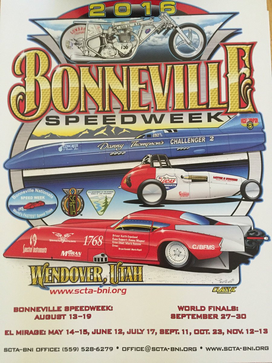 MickeyThompsonT's tweet image. Will #DannyThompson set the world record in #bonneville? #OneMonthCountdown #TeamMT