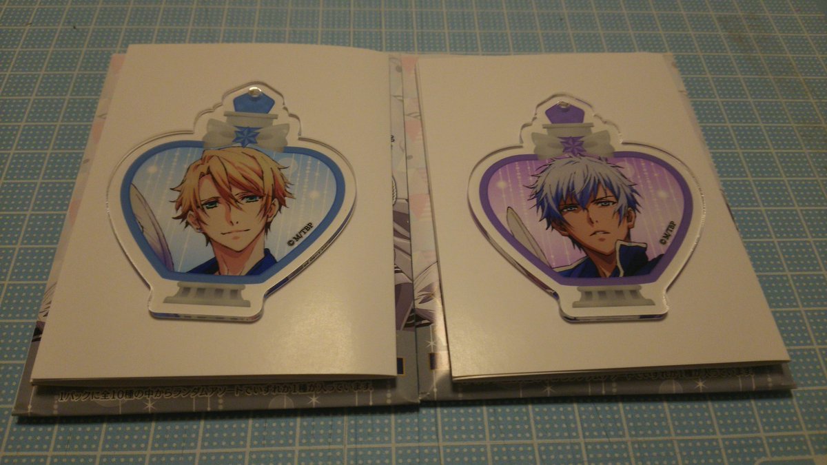 setuna_silver's tweet photo. 【譲渡】B-project Bプロ アクリルキーホルダー

譲：☆増長和南 野目龍広

求：定価＋送料

・初回、ついプロ必読！
☆は、無印もお引き取りをお願い致します。

@Bpr_bot 
@bpro_torihiki https://t.co/4D1SMO41lP