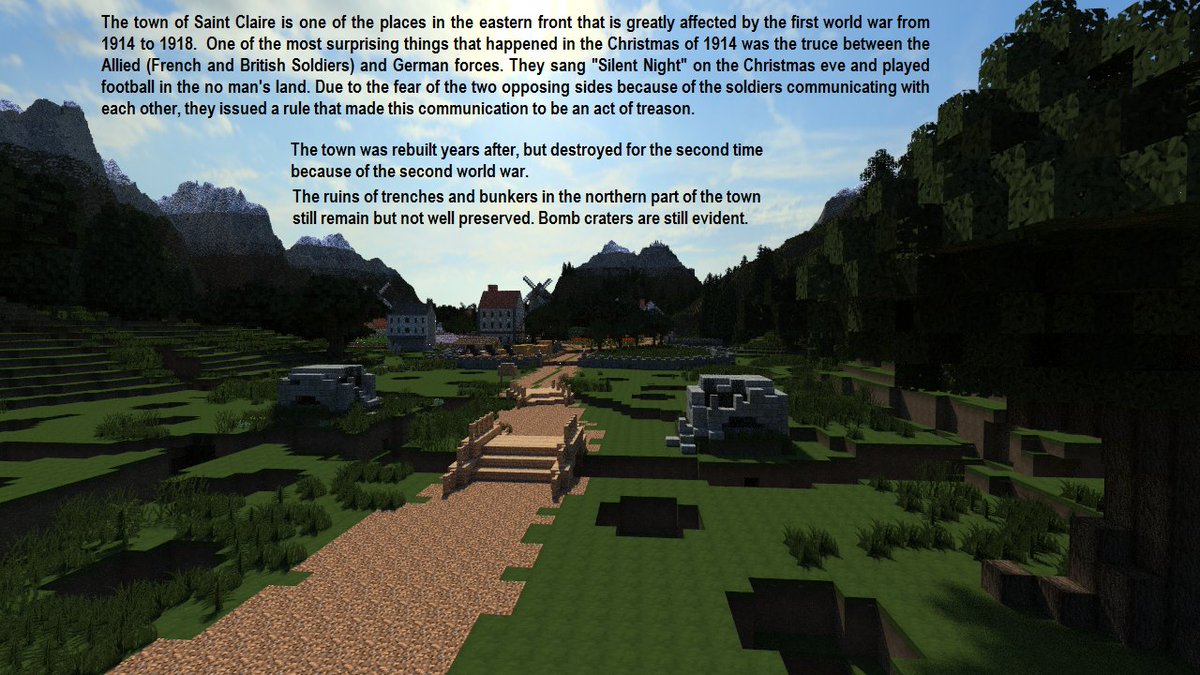 Saint Claire [A town in Republic of Union Islands] Minecraft Map