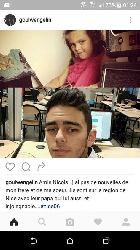 aidonsniceattak's tweet photo. Svp faites tourner en masse. L'ami de @noisophonic est sans nouvelles de ses frangins. #Nice06 #RechercheNice https://t.co/hgXGH5UnQt