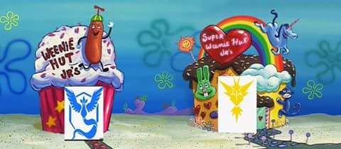 Poke_Team_Valor's tweet photo. And #TeamValor is the Salty Spittoon.
#TeamInstinct #TeamMystic #PokemonGO https://t.co/ymJ9VvvlHT