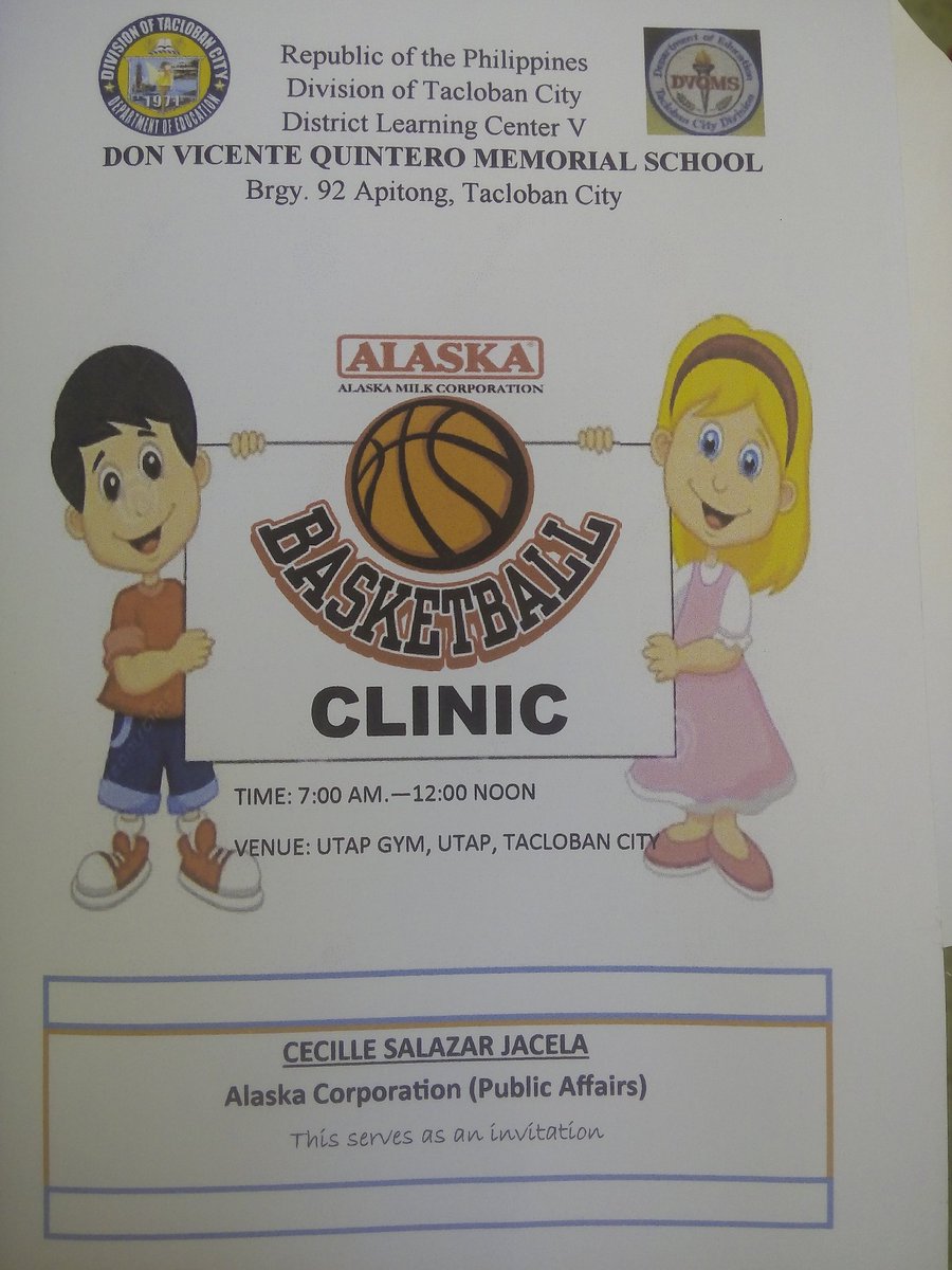 RuNNiNG_SuPLaDo's tweet photo. The #AlaskaPowerCamp is happy to extend the program to 135 students of Apitong, Tacloban City! @PlayPH https://t.co/DhqGOpfQnZ
