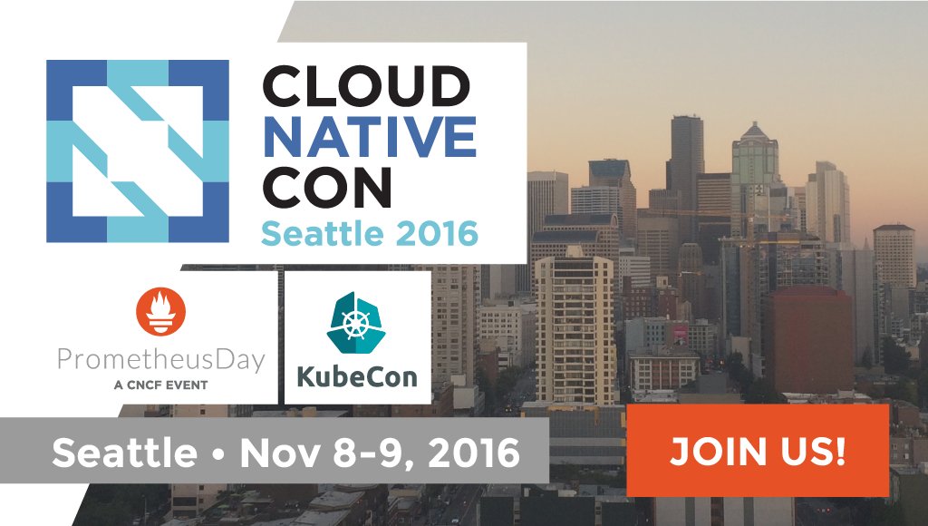 Register for #CloudNativeCon &amp; get  #KubeCon + #PrometheusDay as part of your ticket! bit.ly/1svtpEv