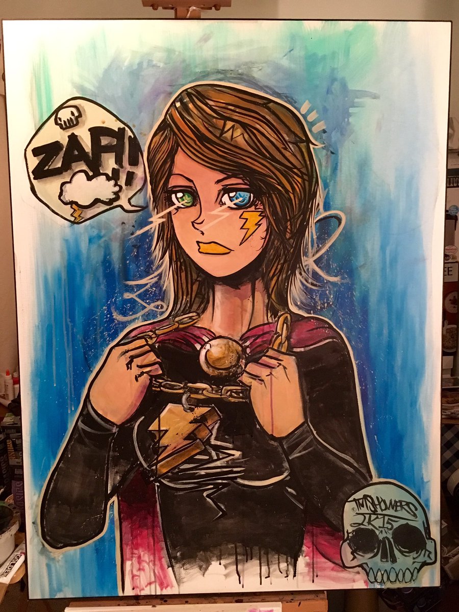 Finally finished this huge #canvas #painting