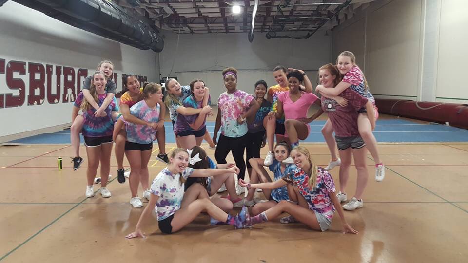 MASH_Cheer's tweet image. First themed practice was a success😛🌀