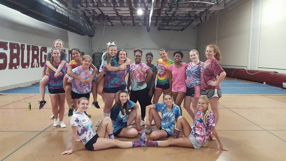 MASH_Cheer's tweet image. First themed practice was a success😛🌀