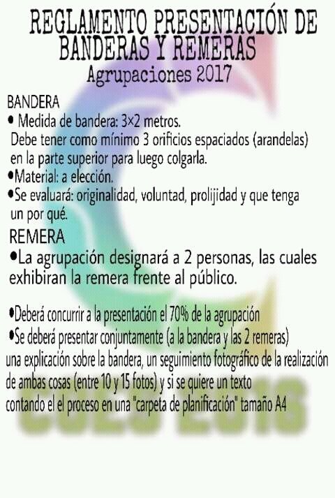 COESTandil's tweet photo. Acá está el reglamento chicos!👏👏 a prepararse, con esas remeras y banderas 😆😃👌 https://t.co/p4EYra7Iwk