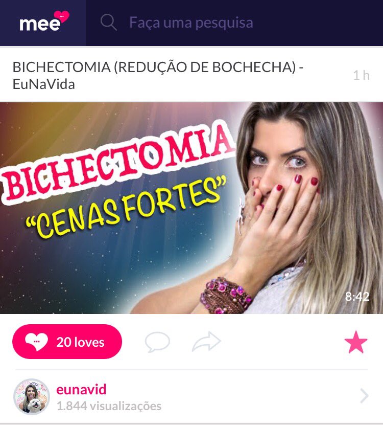 jobsthinerato's tweet photo. O video de hoje do #EuNaVida já está disponível no #MeeApp vamos acessar muito e distribuir muitos "loves" ✌🏼️💗🎥 https://t.co/Q1bleBu0NJ