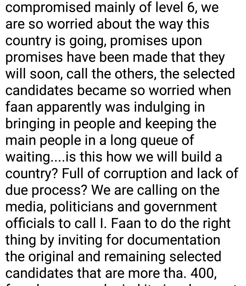 Cyrus_ThaVirus's tweet photo. #faanrecruitment2015 scam @NGRSenate  @channelstv @MBuhari This is too poor and very saddening! https://t.co/3pNZ7wNf64