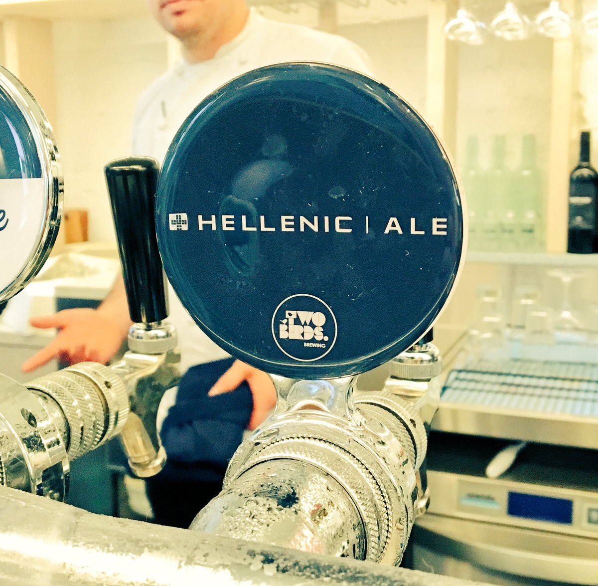 HellenicRep's tweet photo. Kick off your Friday night with this in your belly. $6 pints of #HellenicAle from 5 to 7 at #HellenicHotel https://t.co/5iokzLqloj